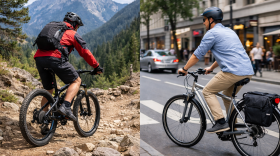 Сравнение горного и городского велосипедов